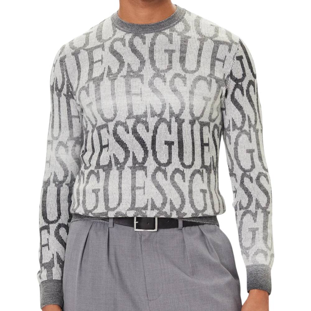 Guess pullover grigio JOSHAWA M5BR24 Z0500 FM16 Maglieria Guess