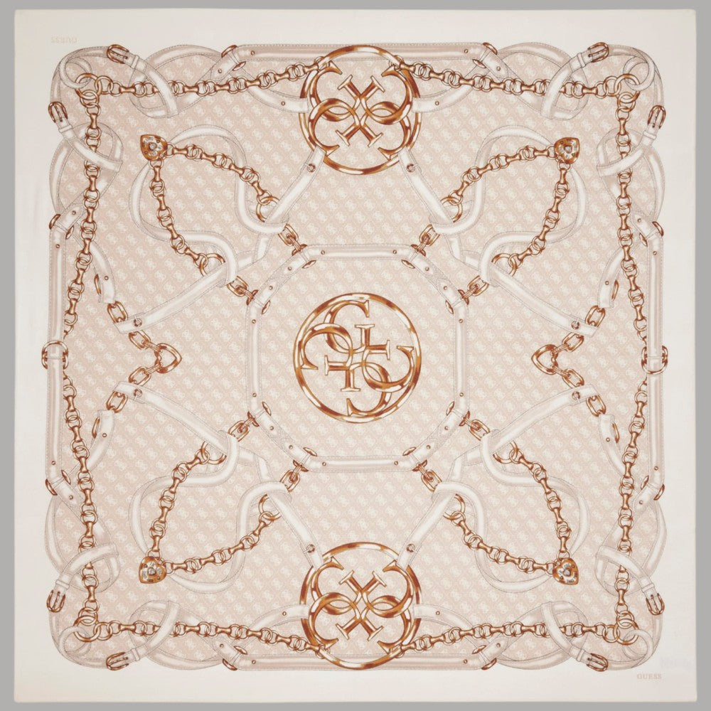 Guess sciarpa avorio 130x130 NOELLE AW5412 POL03 IVO - Prodotti di Classe