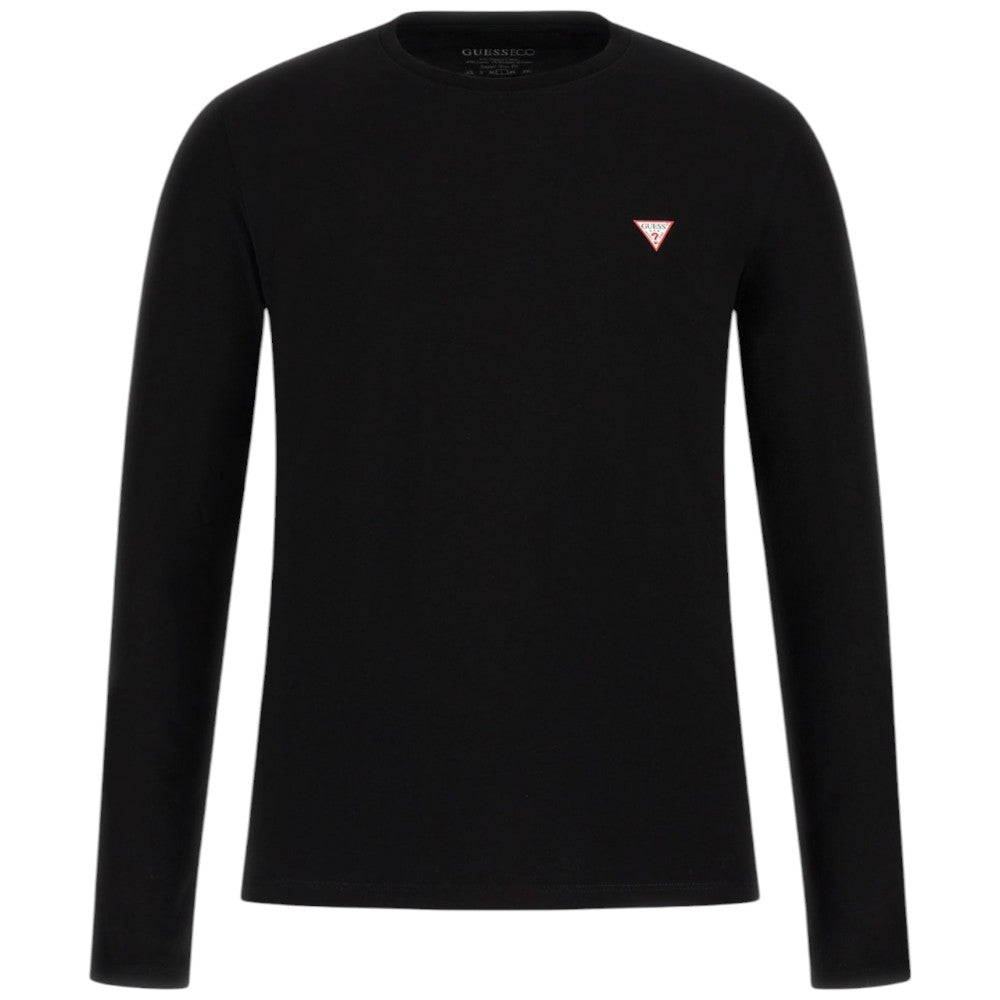 Guess t-shirt nera manica lunga M2YI28-J1314 T-shirt Guess