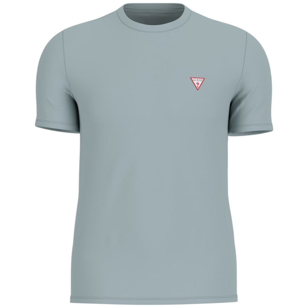 Guess t-shirt verde acqua logo piccolo M2YI36 I3Z14 G9L8 T-shirt Guess