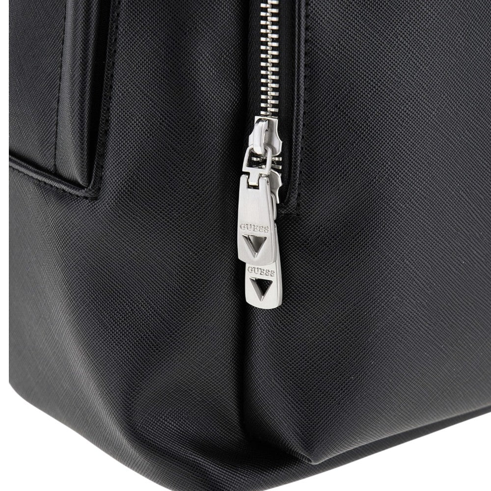 Guess zaino nero saffiano da uomo MILANO HMECSAP3406BLA Zaini Guess