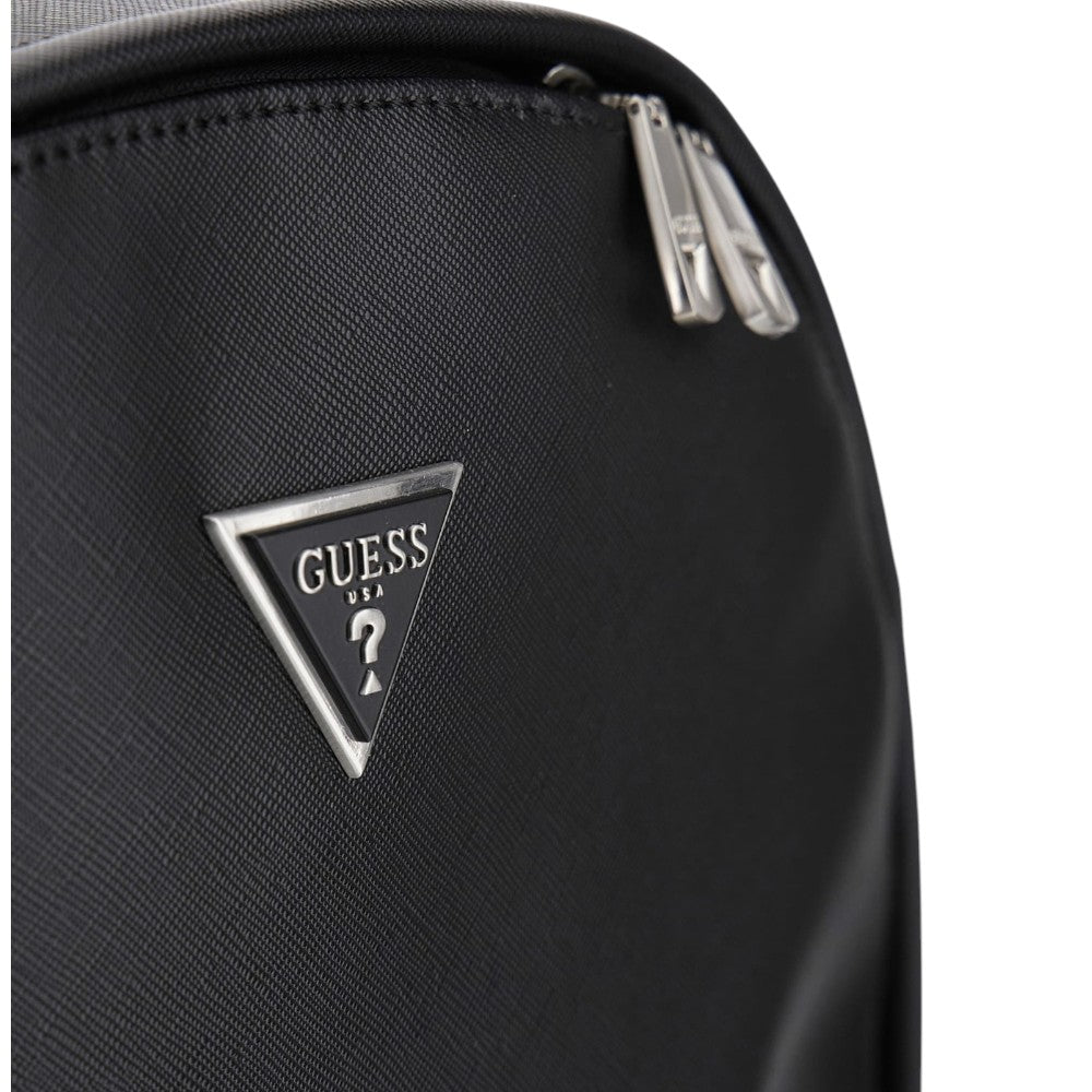 Guess zaino nero saffiano da uomo MILANO HMECSAP3406BLA Zaini Guess