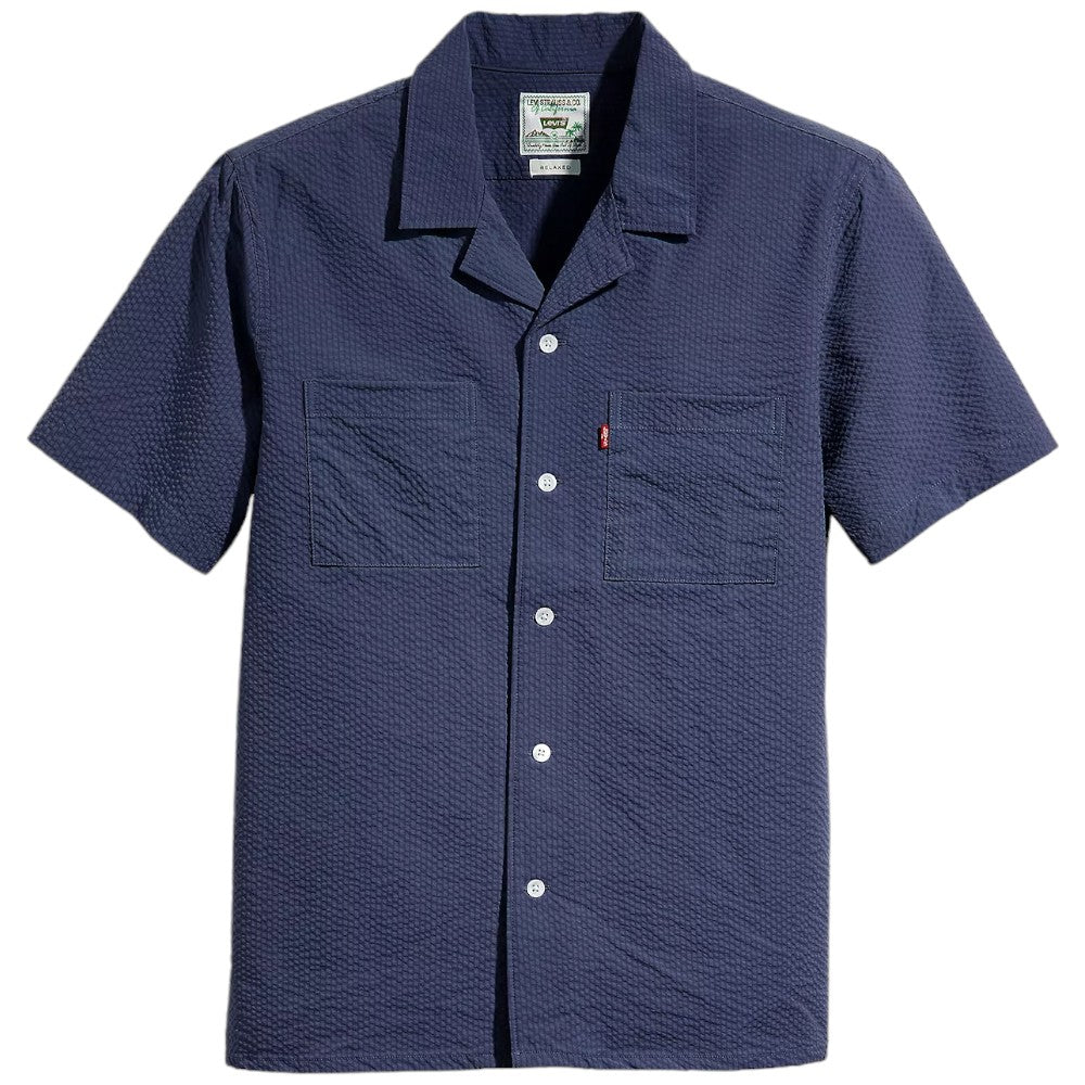 Levi's camicia blu mancia corta A8457-0001 Camicie LEVI'S