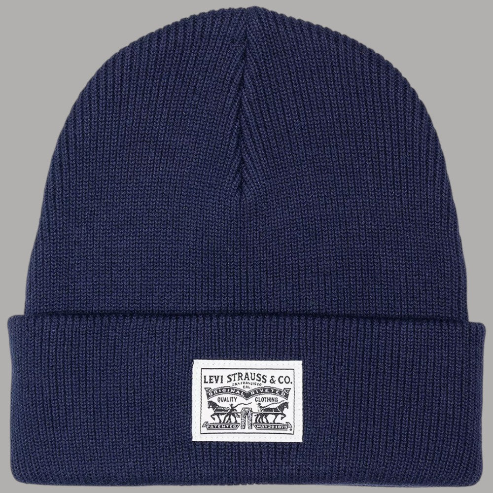 Levi's cappello berretto blu con patch 000J40004 - Prodotti di Classe
