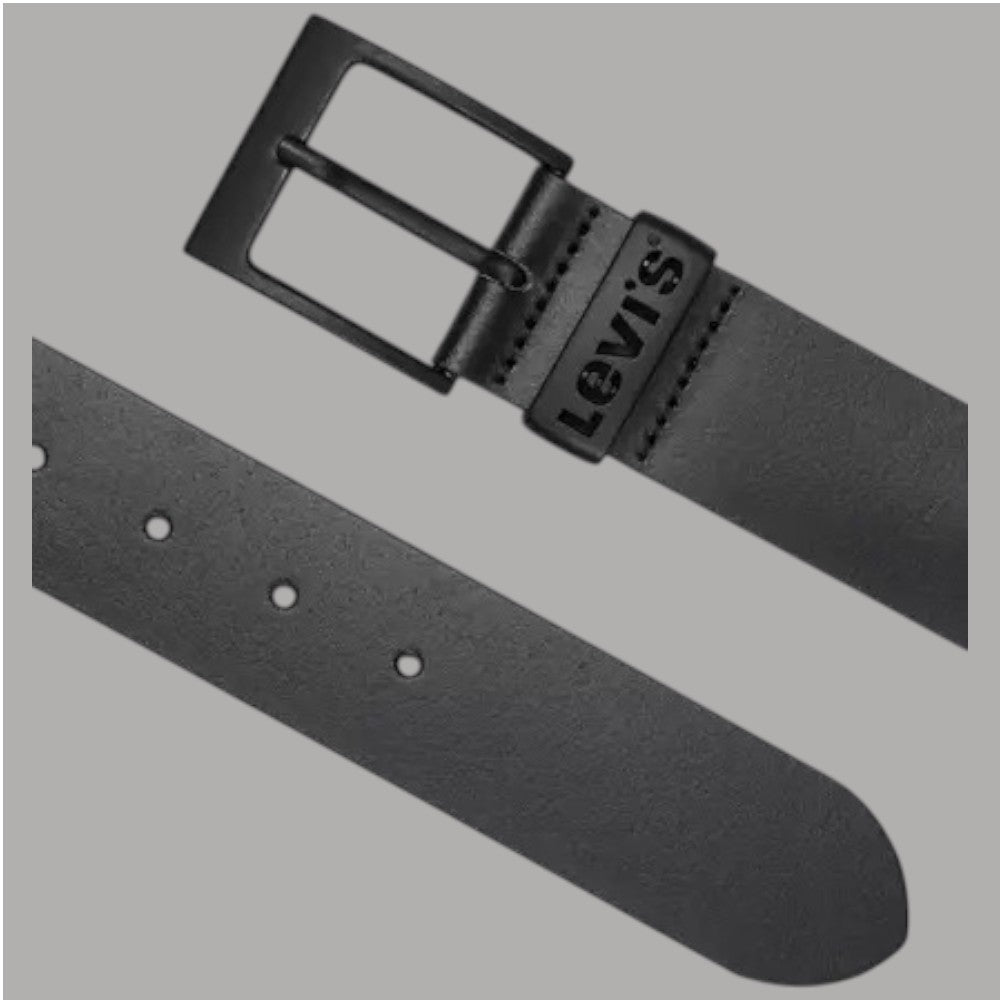 Levi's cintura nera in pelle 380160034 - Prodotti di Classe