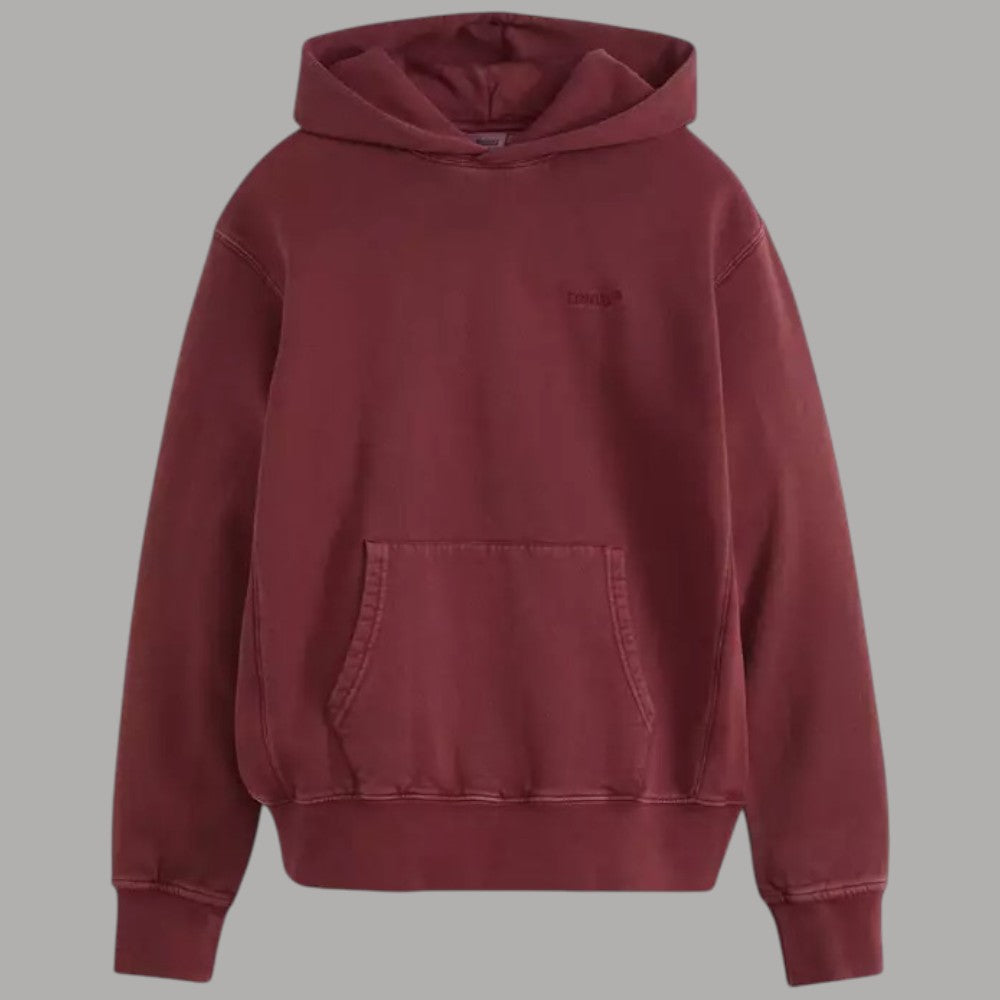 Levi's felpa bordeaux con cappuccio A84350032 - Prodotti di Classe