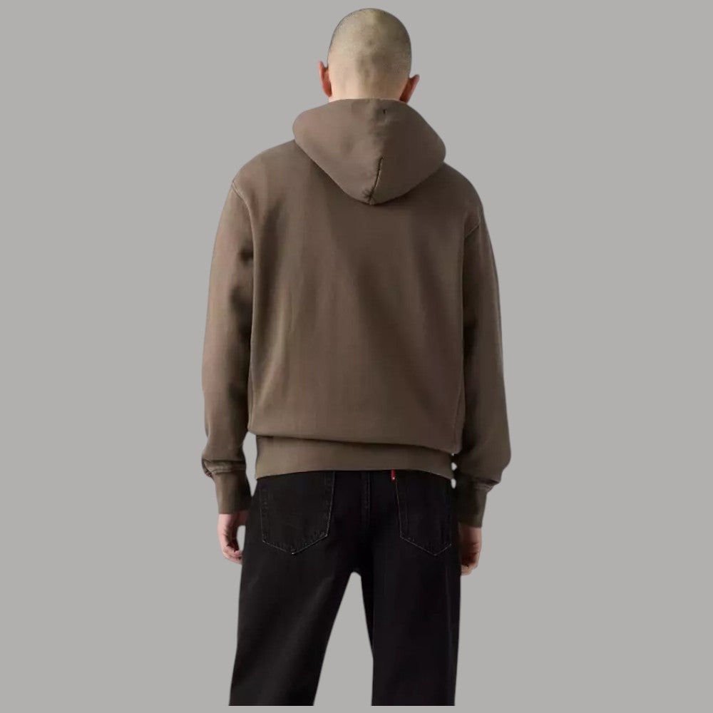 Levi's felpa marrone con cappuccio A84350033 - Prodotti di Classe