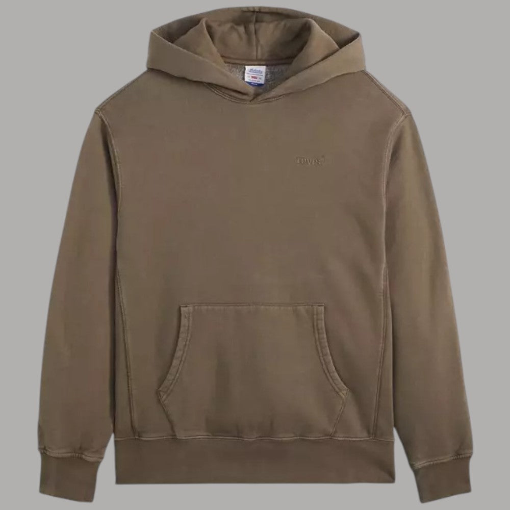 Levi's felpa marrone con cappuccio A84350033 - Prodotti di Classe