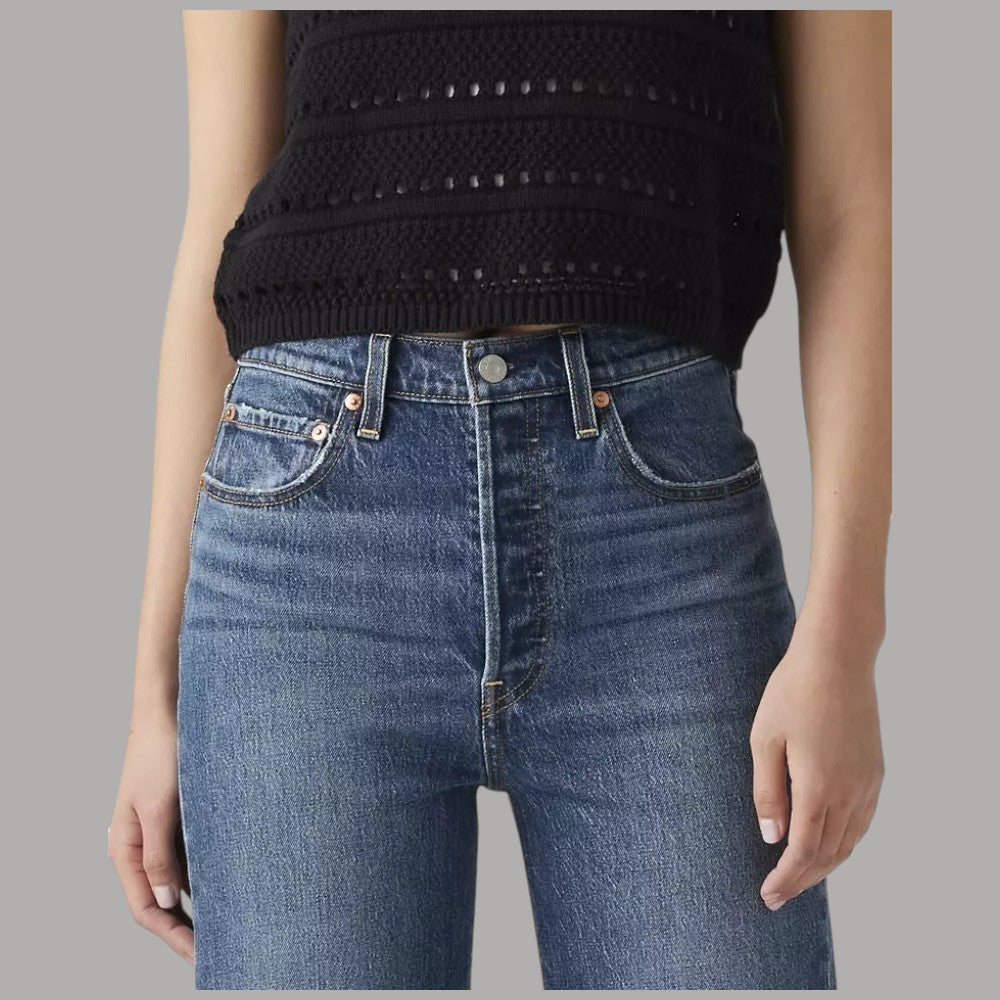 Levi's jeans Ribcage Straight alla Caviglia 726930218 - Prodotti di Classe