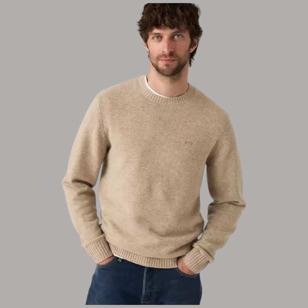 Levi's maglione beige in lana merino A432000030 - Prodotti di Classe