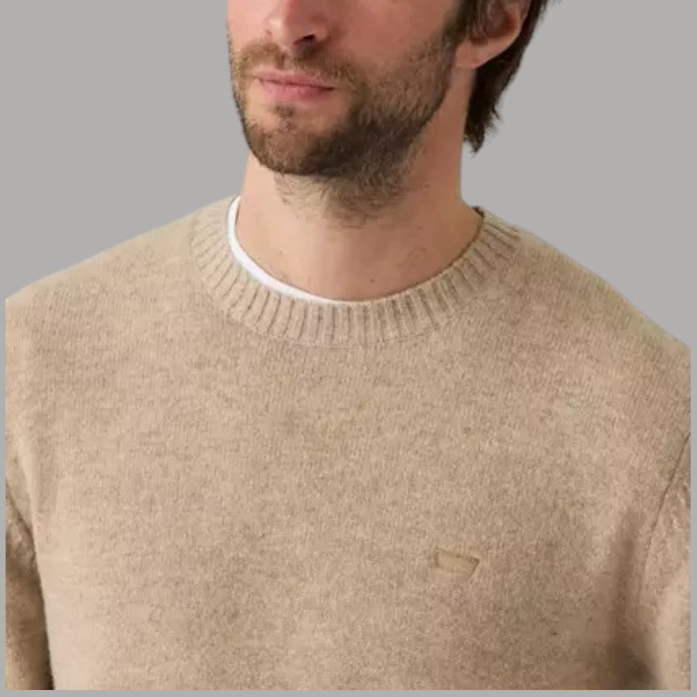 Levi's maglione beige in lana merino A432000030 - Prodotti di Classe