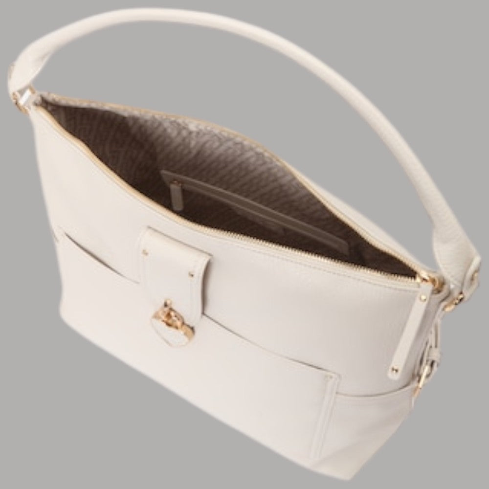 Liu Jo Borsa Hobo Effetto Bottalato con Charm Cuore e Zip - Prodotti di Classe