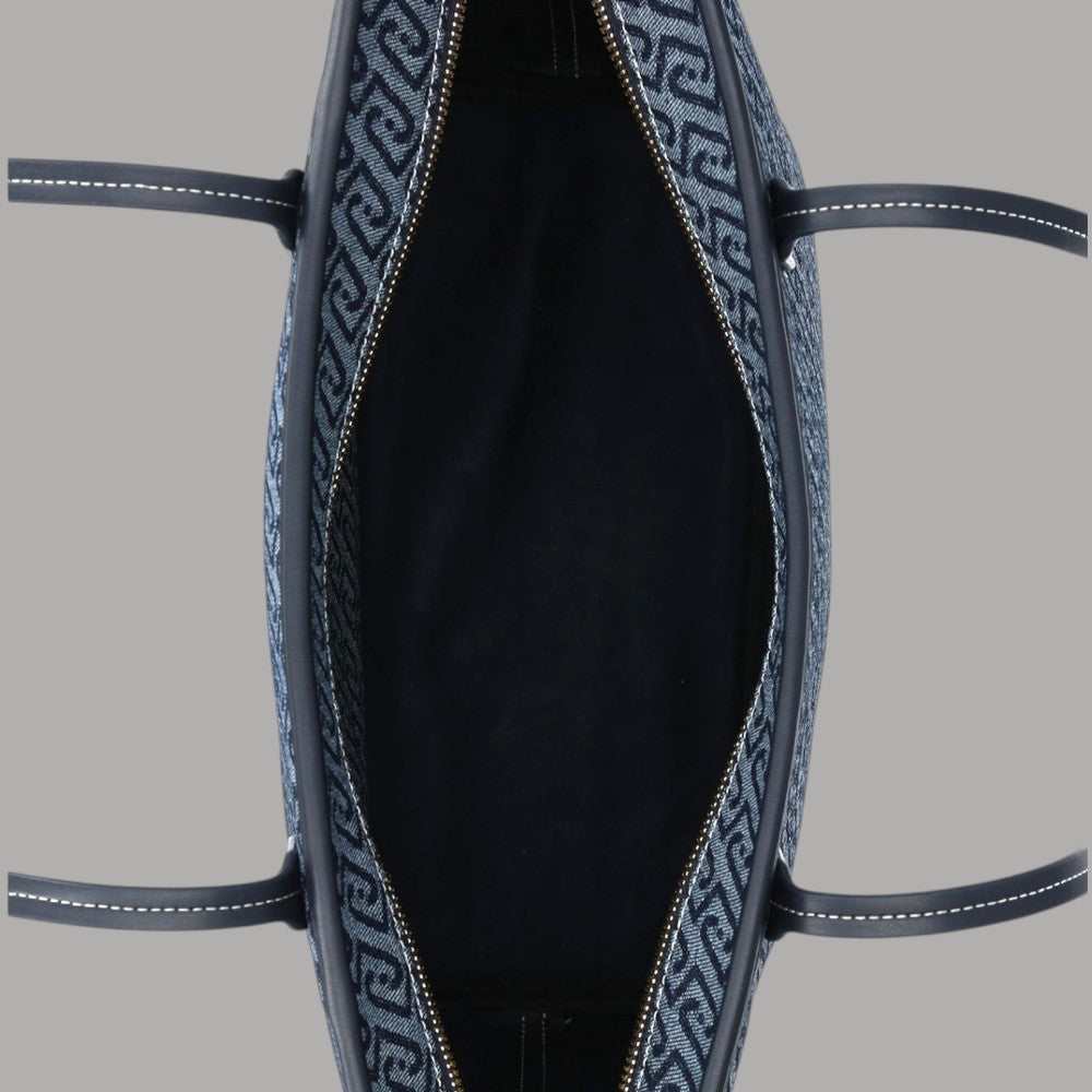 Liu Jo borsa shopping in denim jacquard AA6070T379A - Prodotti di Classe