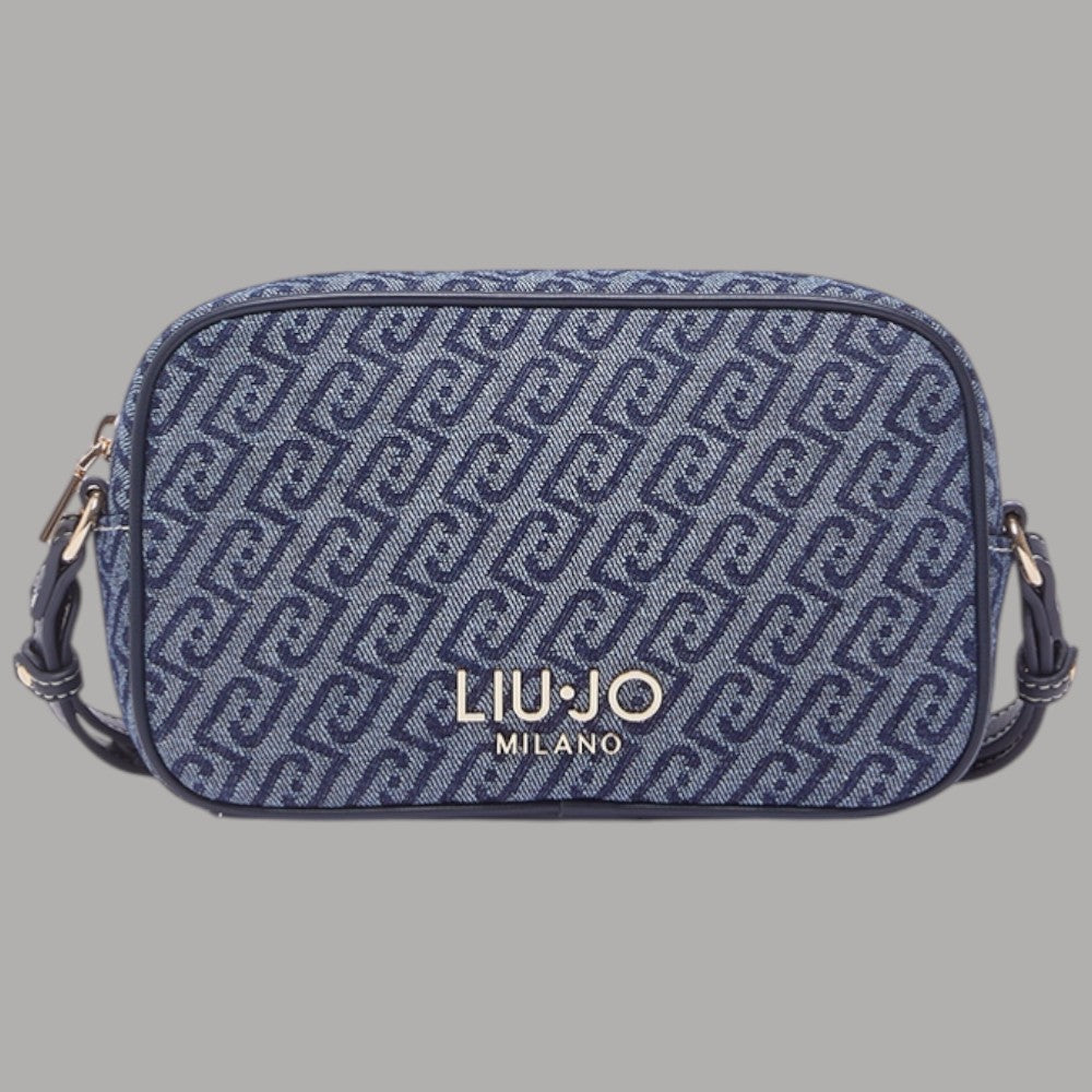 Liu Jo borsa a tracolla piccola in denim jacquard AA6137T379A - Prodotti di Classe