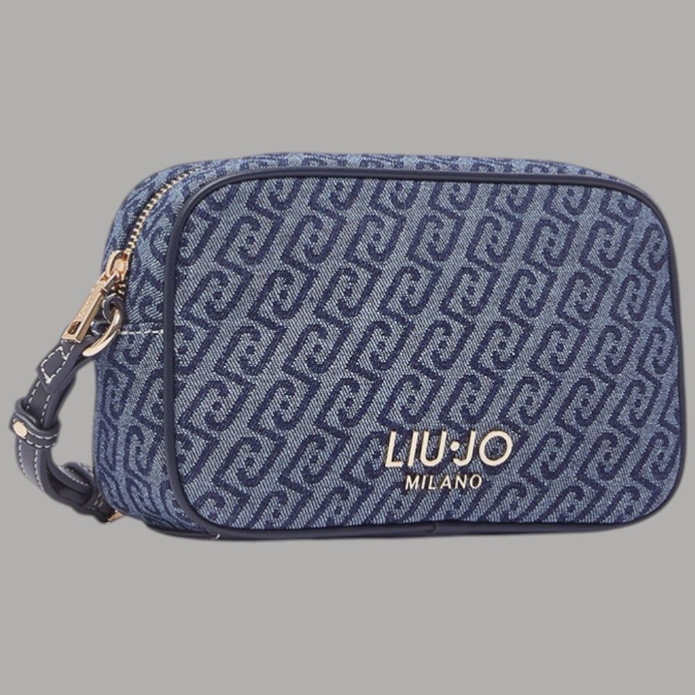 Liu Jo borsa a tracolla piccola in denim jacquard AA6137T379A - Prodotti di Classe