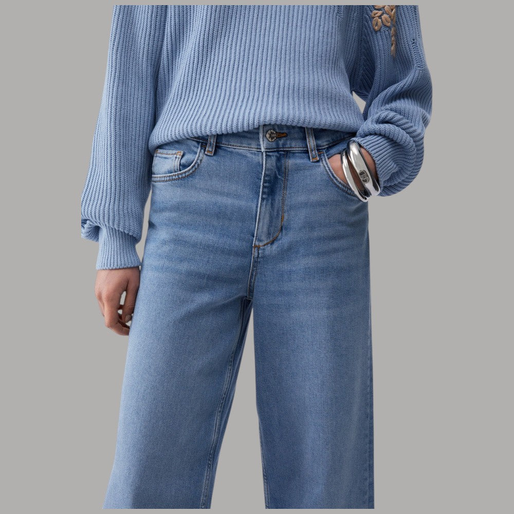 Liu Jo Jeans Flare Cropped Stonewash Donna Eleganti - Prodotti di Classe