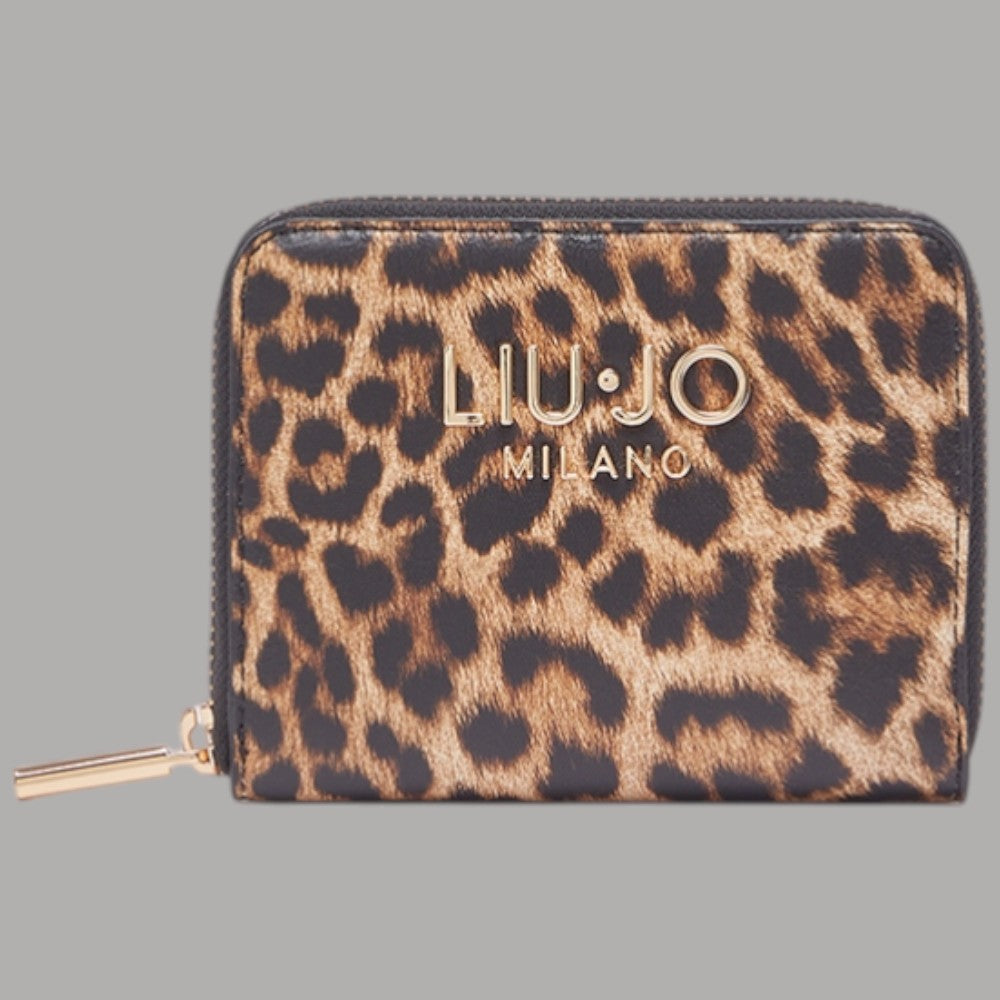 Liu Jo Portafoglio Piccolo Animalier Chic con Zip - Prodotti di Classe
