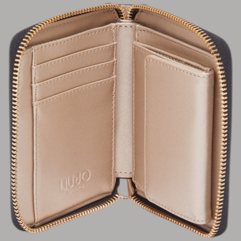 Liu Jo Portafoglio Piccolo Animalier Chic con Zip - Prodotti di Classe