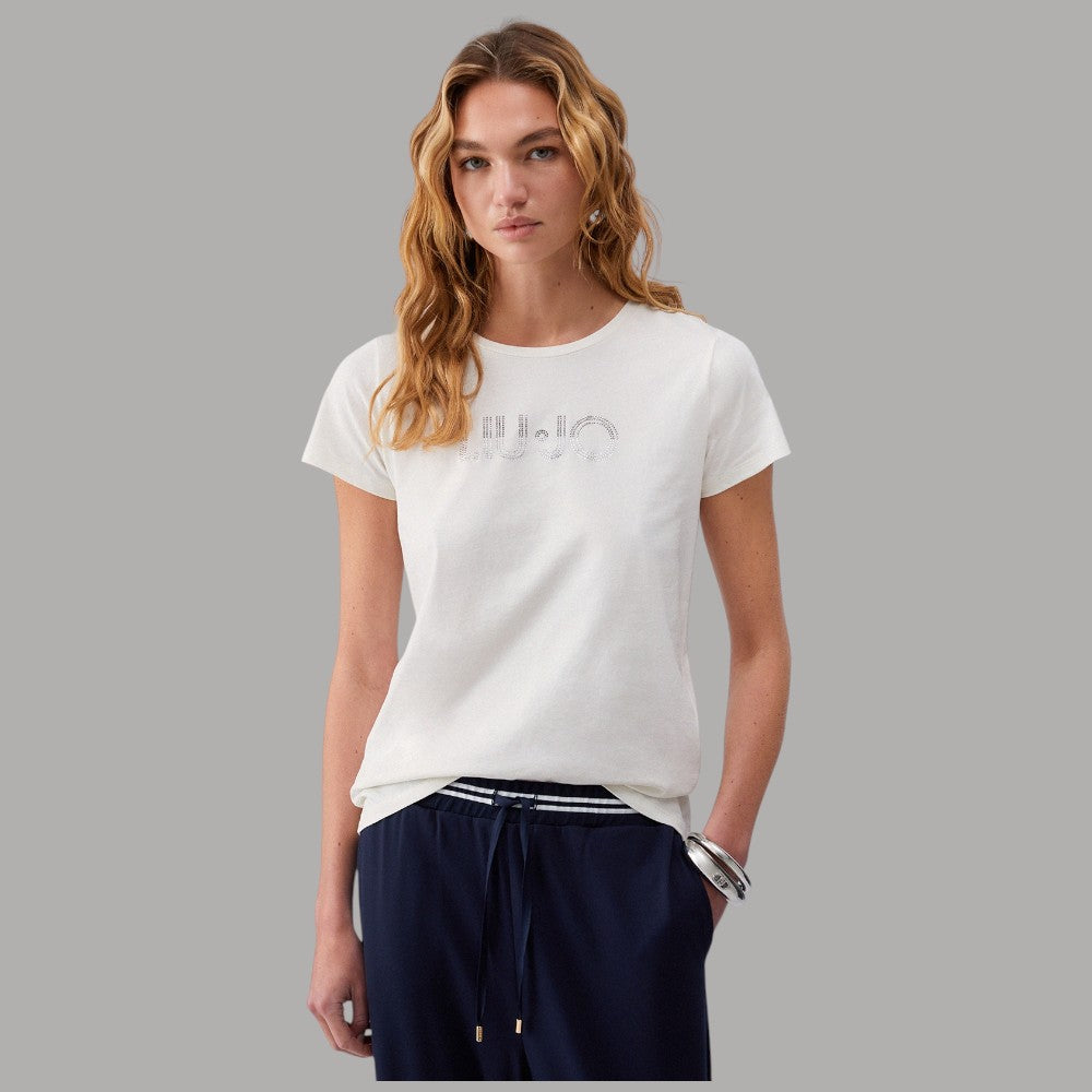 Liu Jo t-shirt con strass TA6056JS923 - Prodotti di Classe