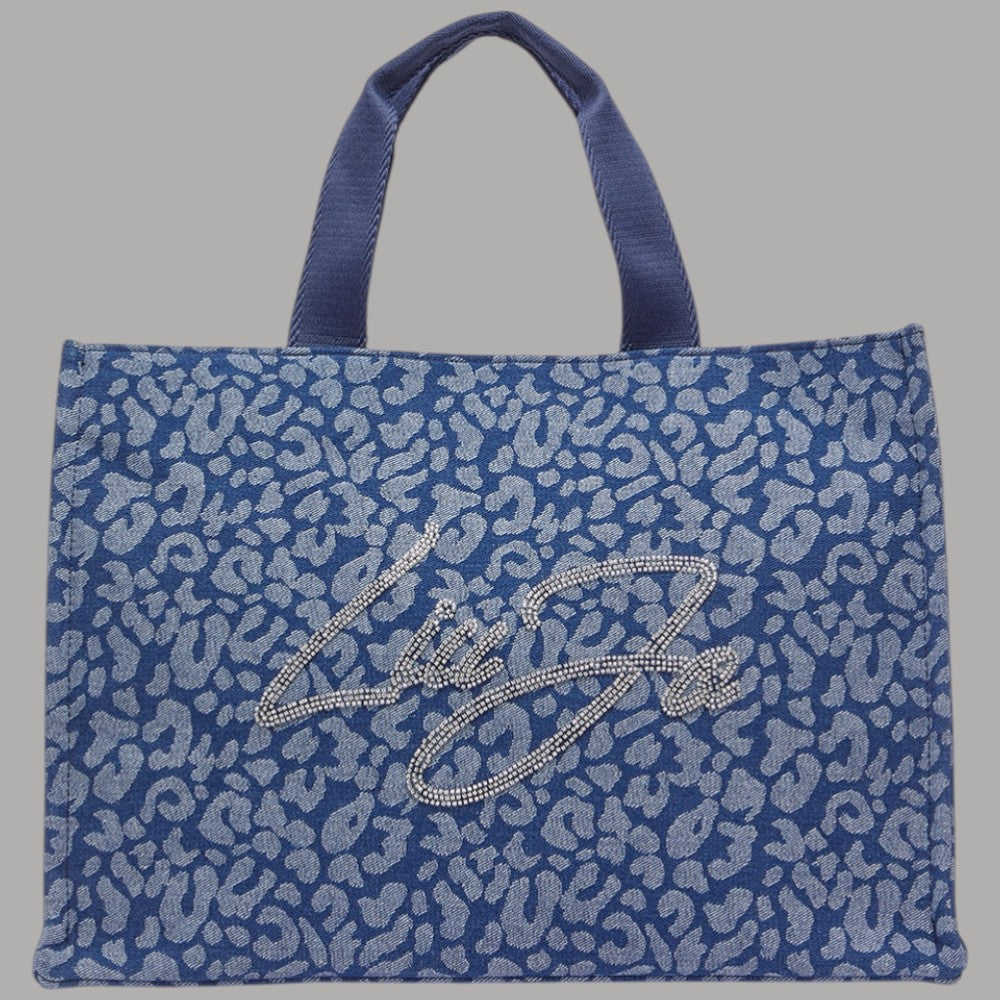 Liu Jo borsa in denim stampa animalier 2A6026D3200 - Prodotti di Classe