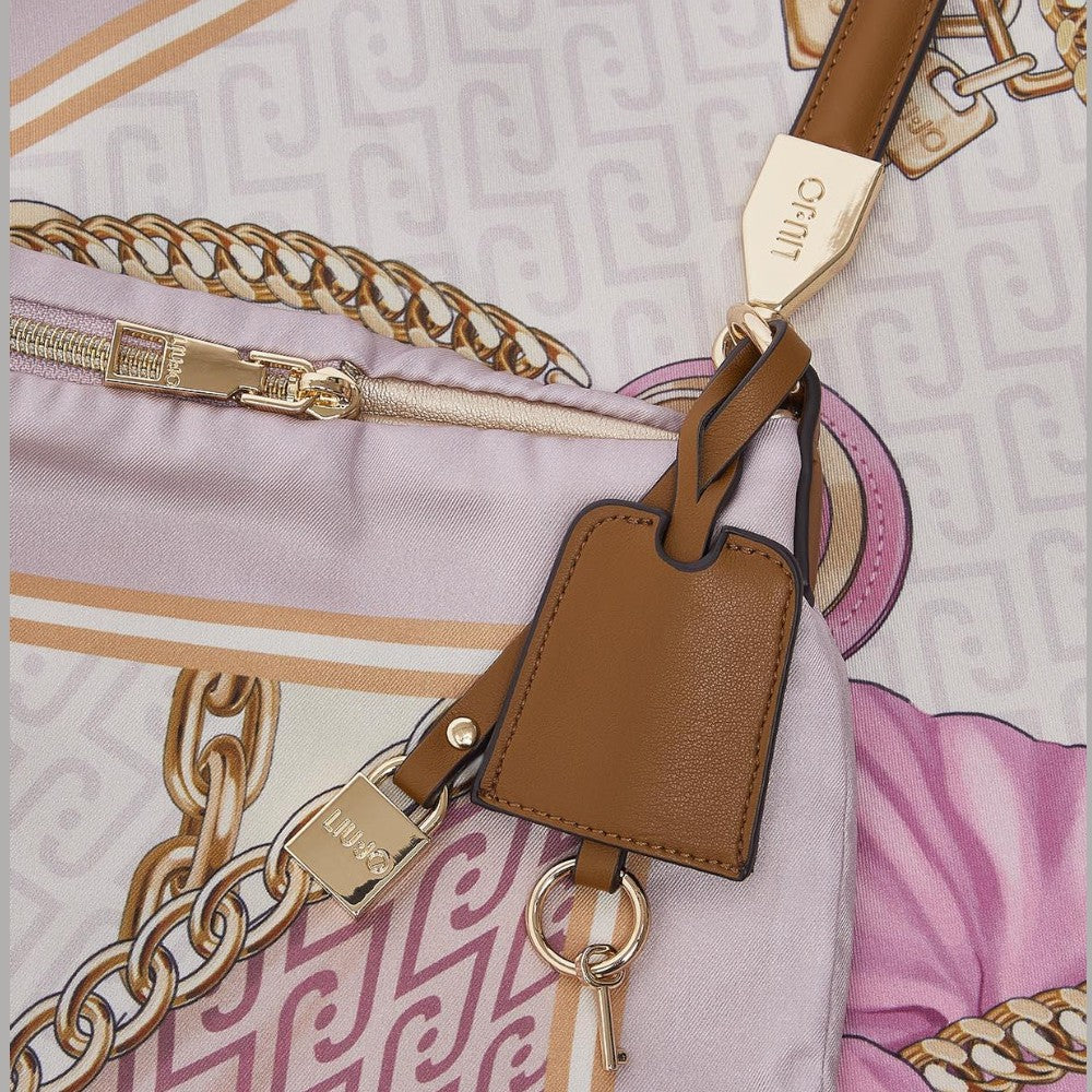 Liu Jo borsa foulard hobo media in raso con charm regolabile - Prodotti di Classe
