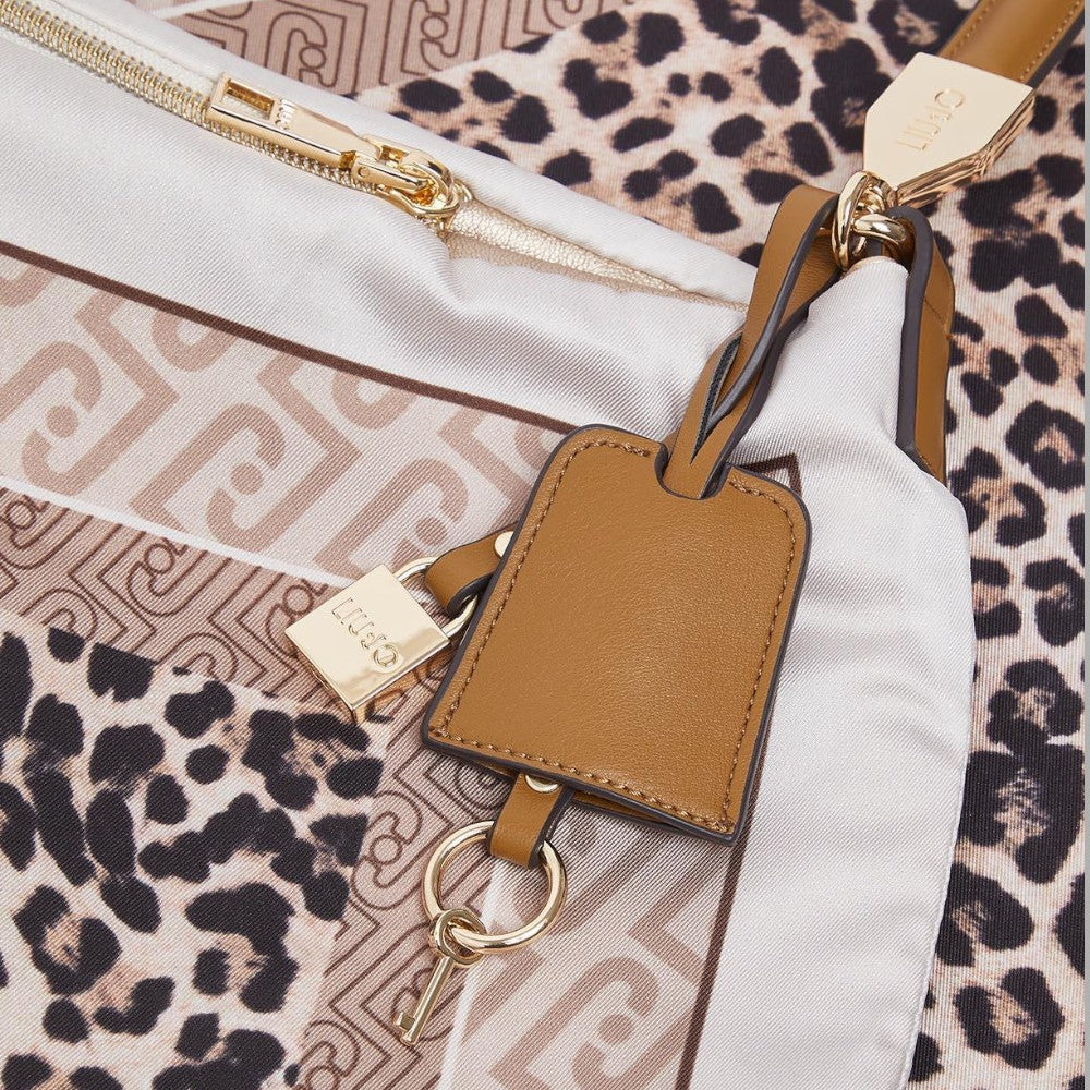 Liu Jo borsa foulard hobo media in raso con charm regolabile - Prodotti di Classe