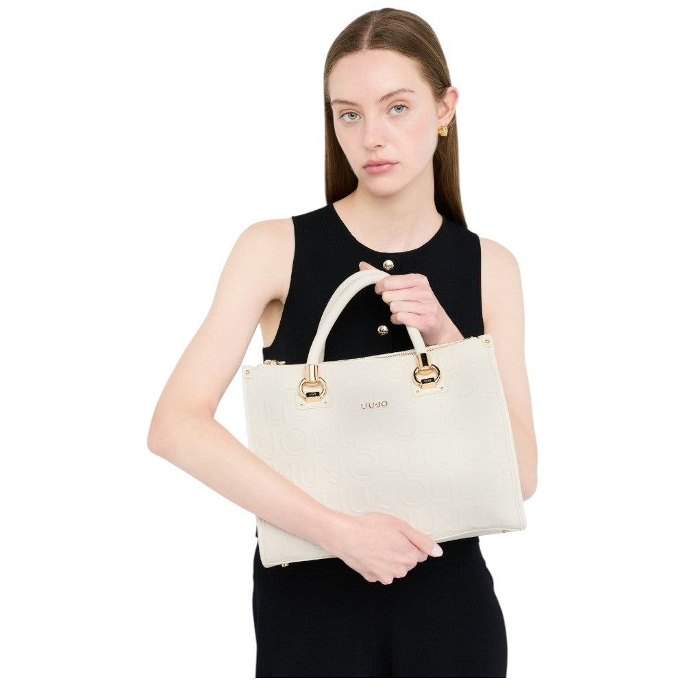 Liu Jo borsa marmo satchel media AF5008E0538-30002 Borse Liu Jo