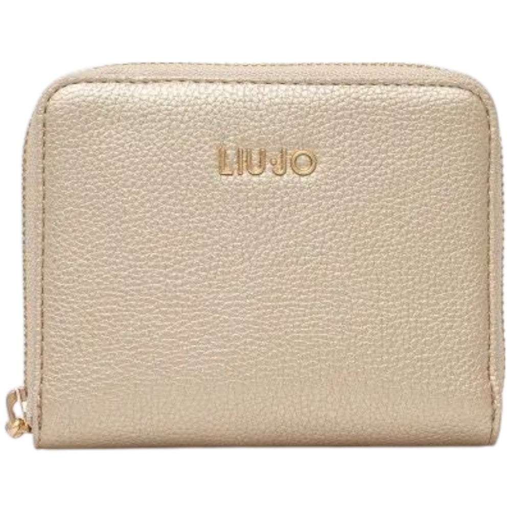 Liu Jo borsa portafoglio zip around oro medio Caliwen AA5156E0058 Portafogli Liu Jo