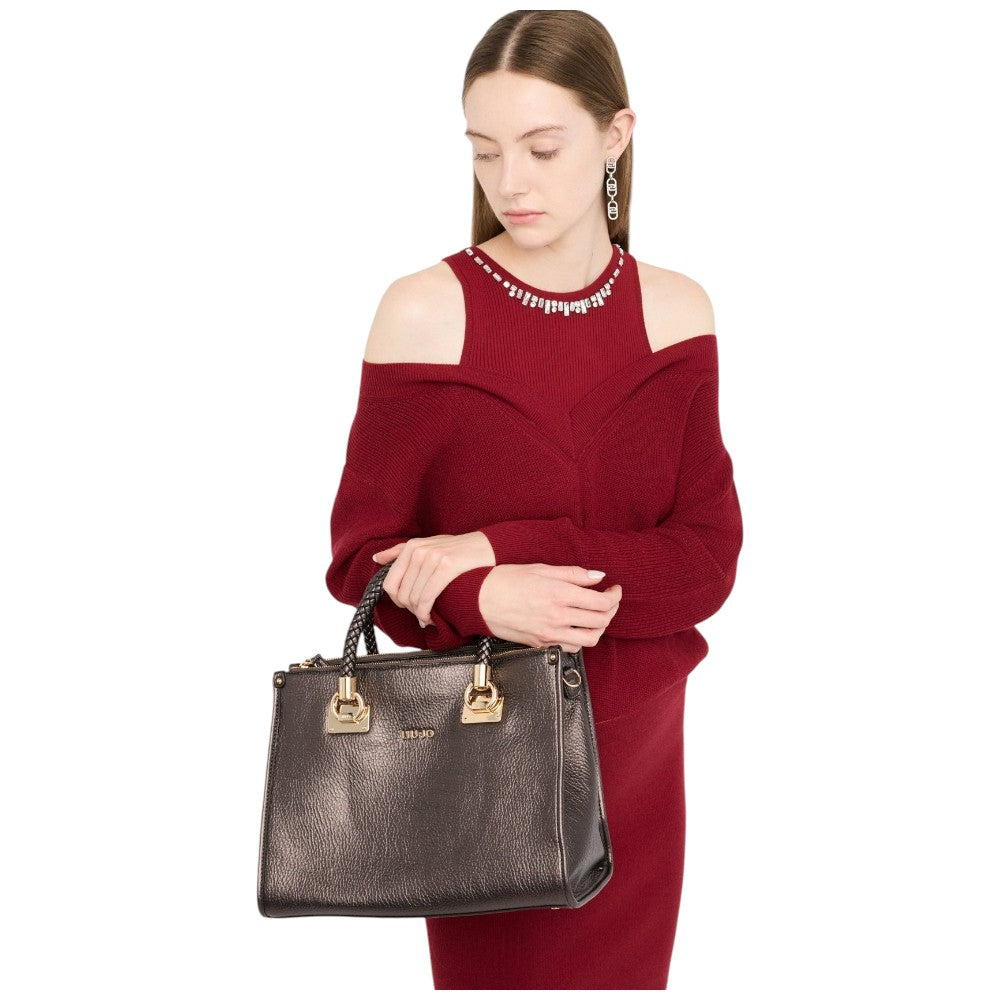 Liu Jo borsa satchel media moro AF5008E0027-04877 Borse Liu Jo