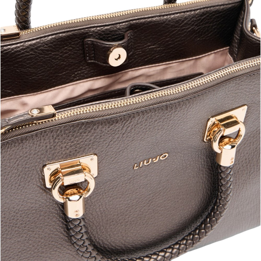Liu Jo borsa satchel media moro AF5008E0027-04877 Borse Liu Jo