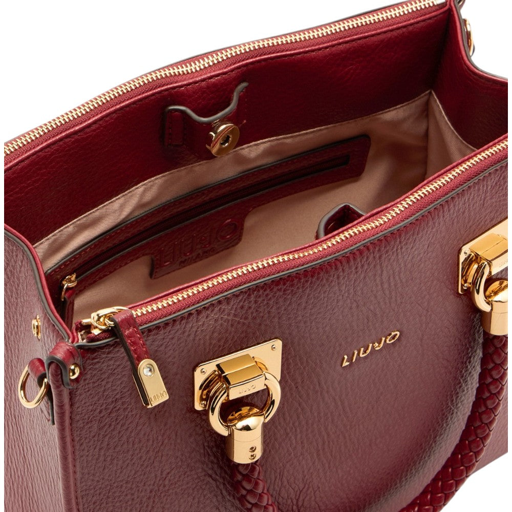Liu Jo borsa satchel media rosso vino AF5008E0027-91726 Borse Liu Jo