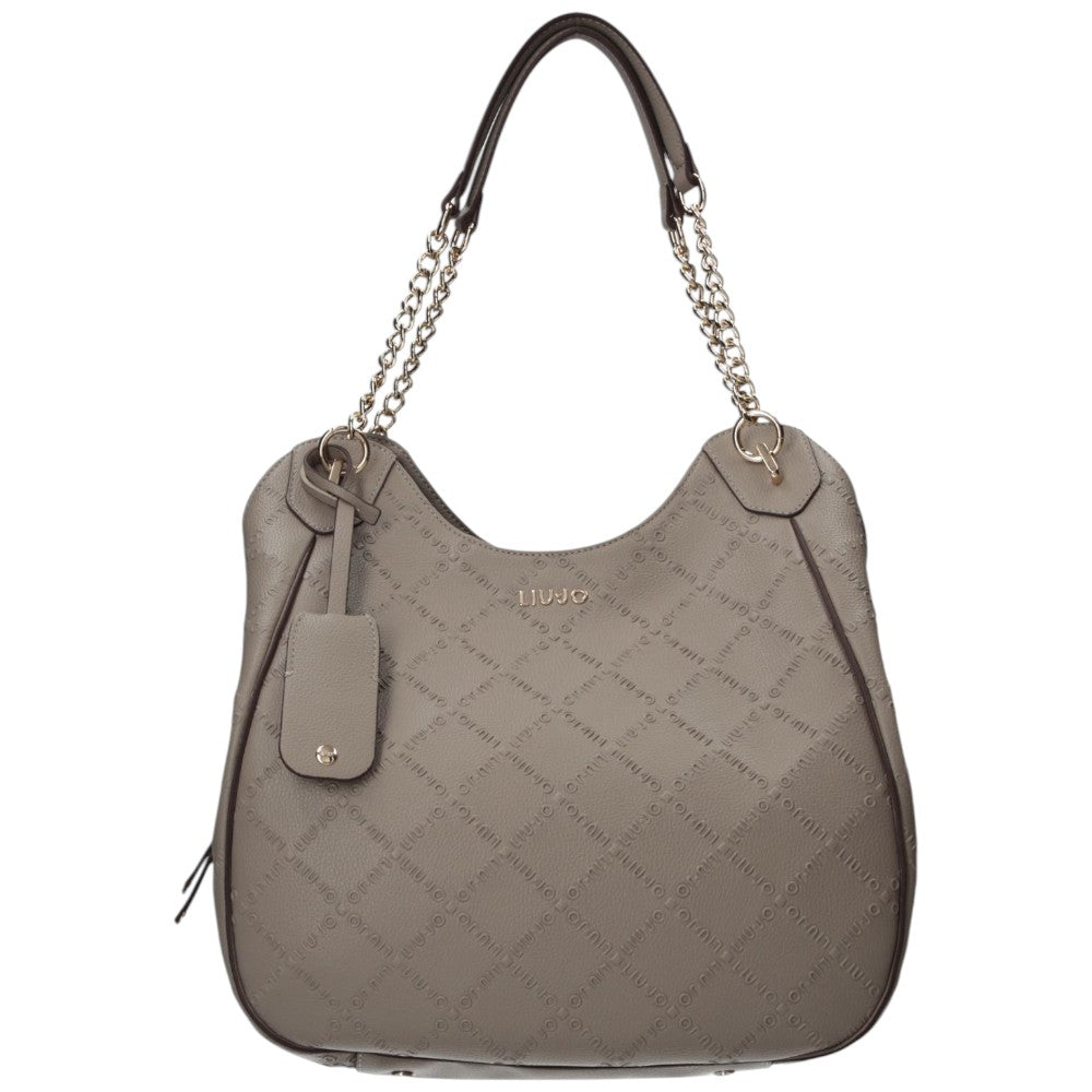 Liu Jo borsa satchel taupe grande AF5054E0538-71105 Borse Liu Jo