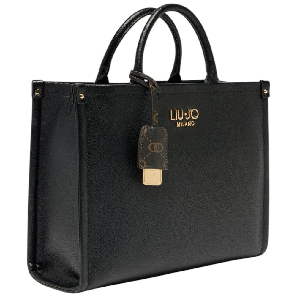 Liu Jo borsa tote nera AF5206E0058-22222 Borse Liu Jo
