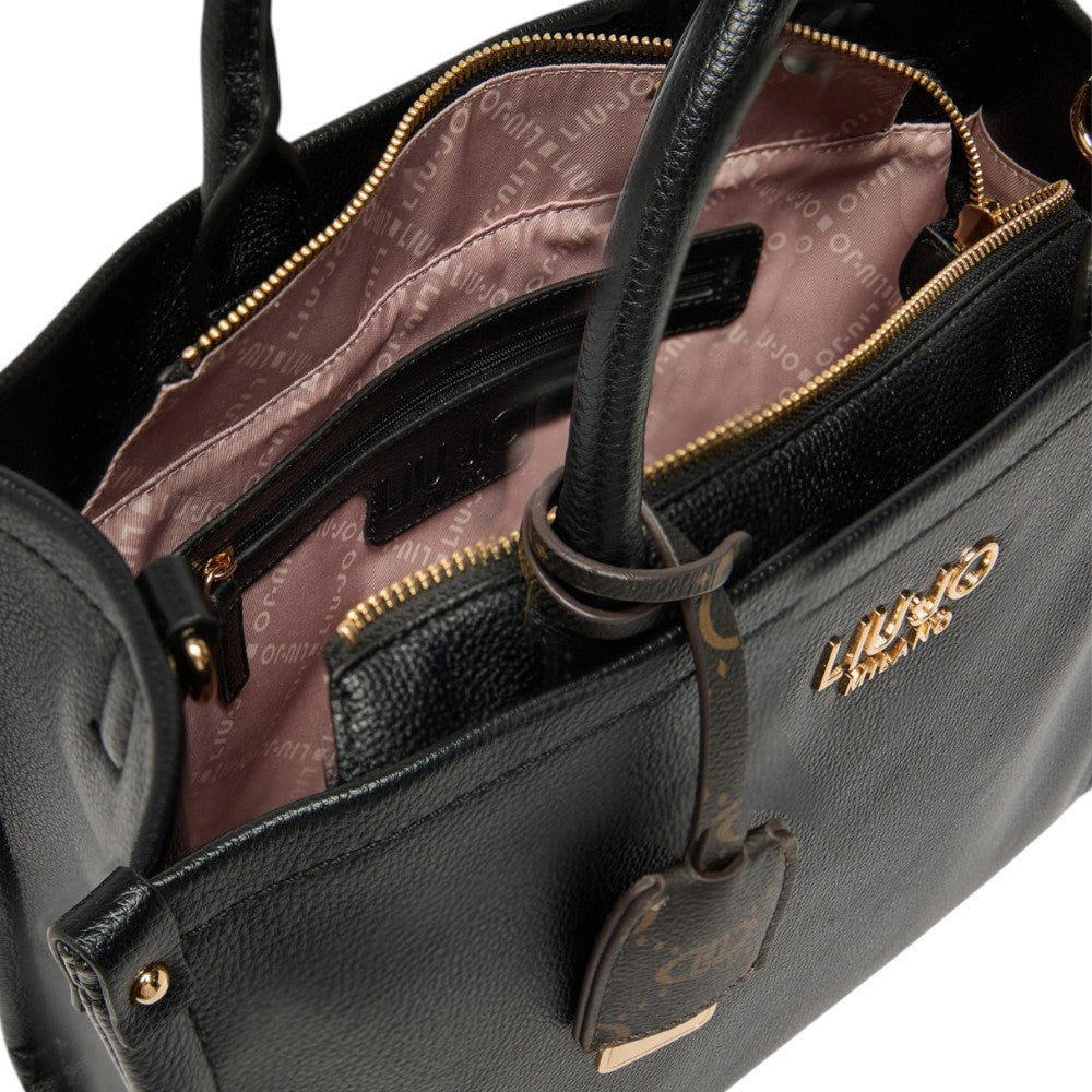 Liu Jo borsa tote nera AF5206E0058-22222 Borse Liu Jo