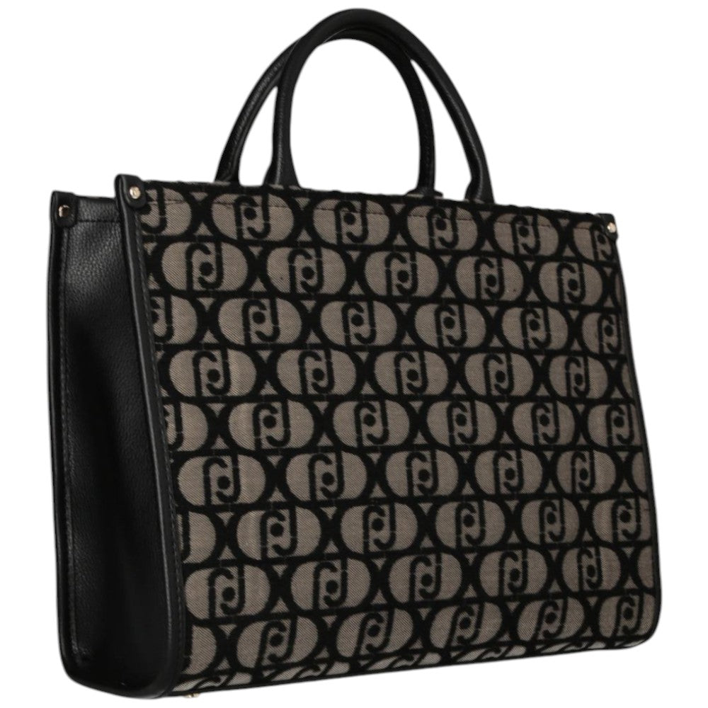 Liu Jo borsa tote nera in tessuto AF5206T3152-22222 Borse Liu Jo