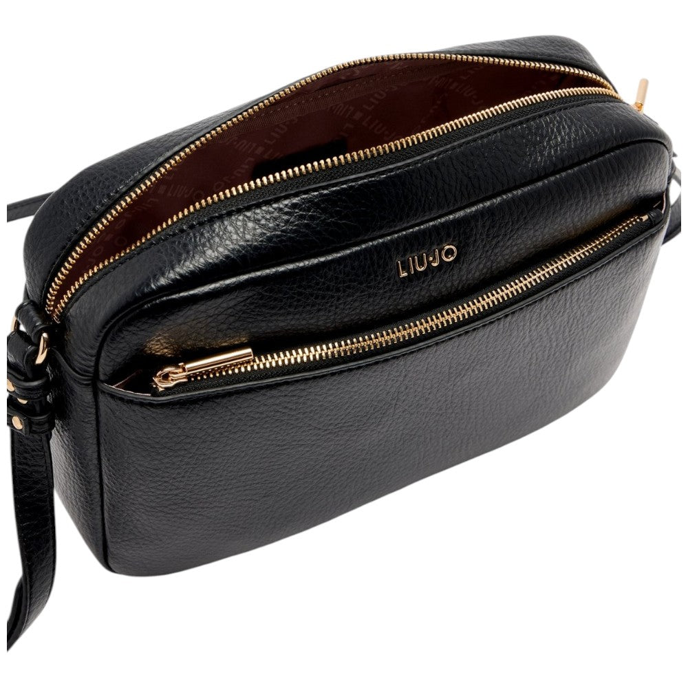 Liu Jo borsa tracolla nera camera case AF5204E0027-22222 Borse Liu Jo
