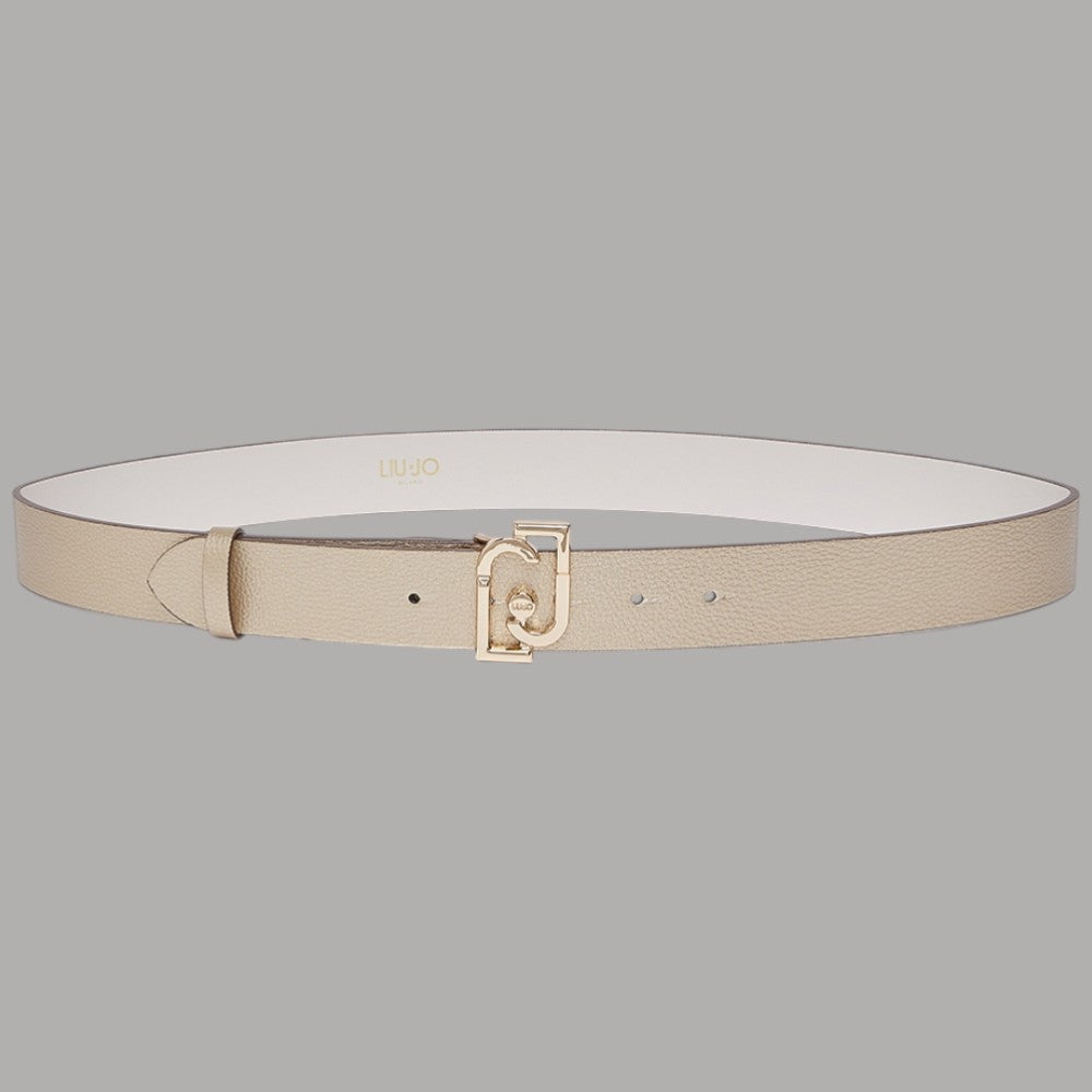 Liu Jo cintura donna 3,5 cm con fibbia logo LJ bottalato regolabile - Prodotti di Classe
