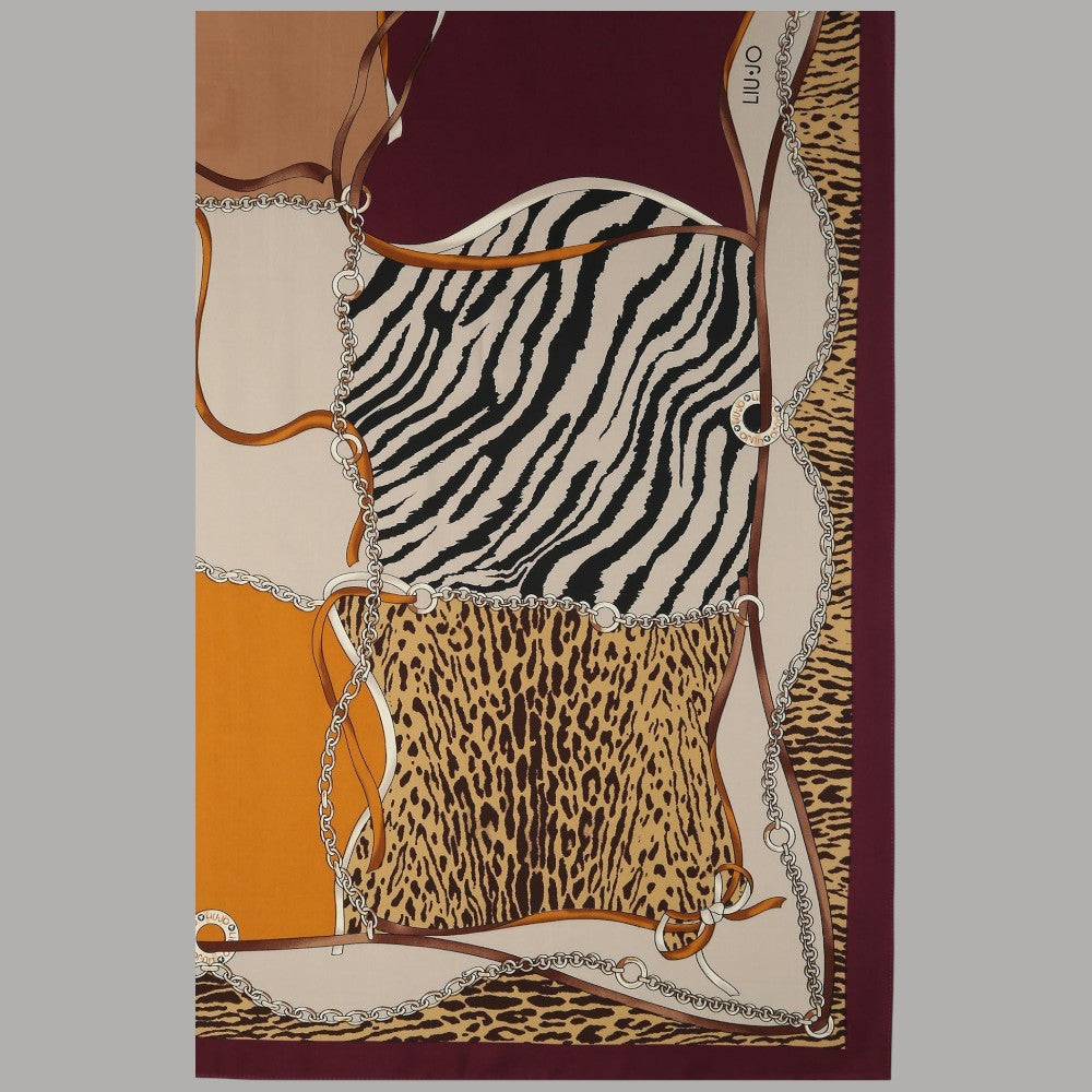 Liu Jo foulard beige 90X90 con scatola 2F5084T0300 - Prodotti di Classe