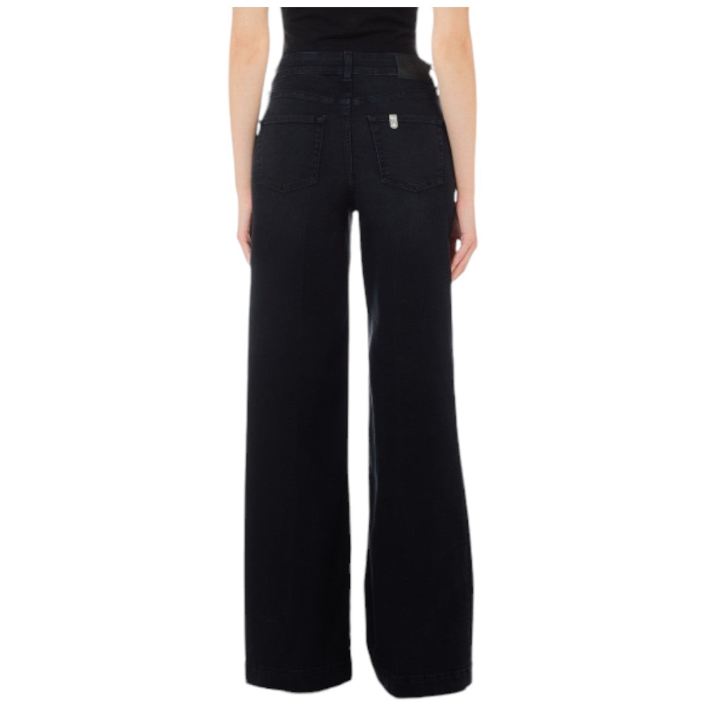 Liu Jo jeans flare nero Authentic UF4068DS615 Jeans Liu Jo