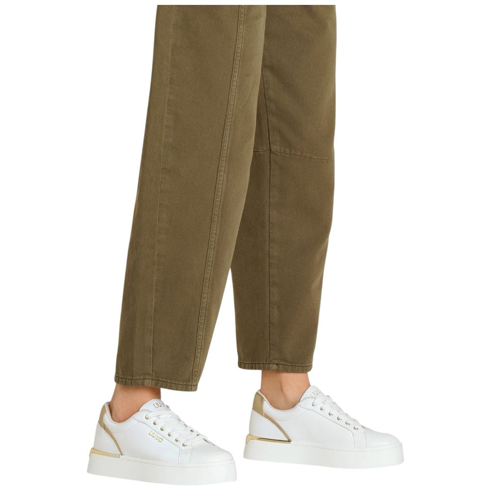 Liu Jo scarpe bianche oro sneakers platform PRETTY Sneakers Liu Jo