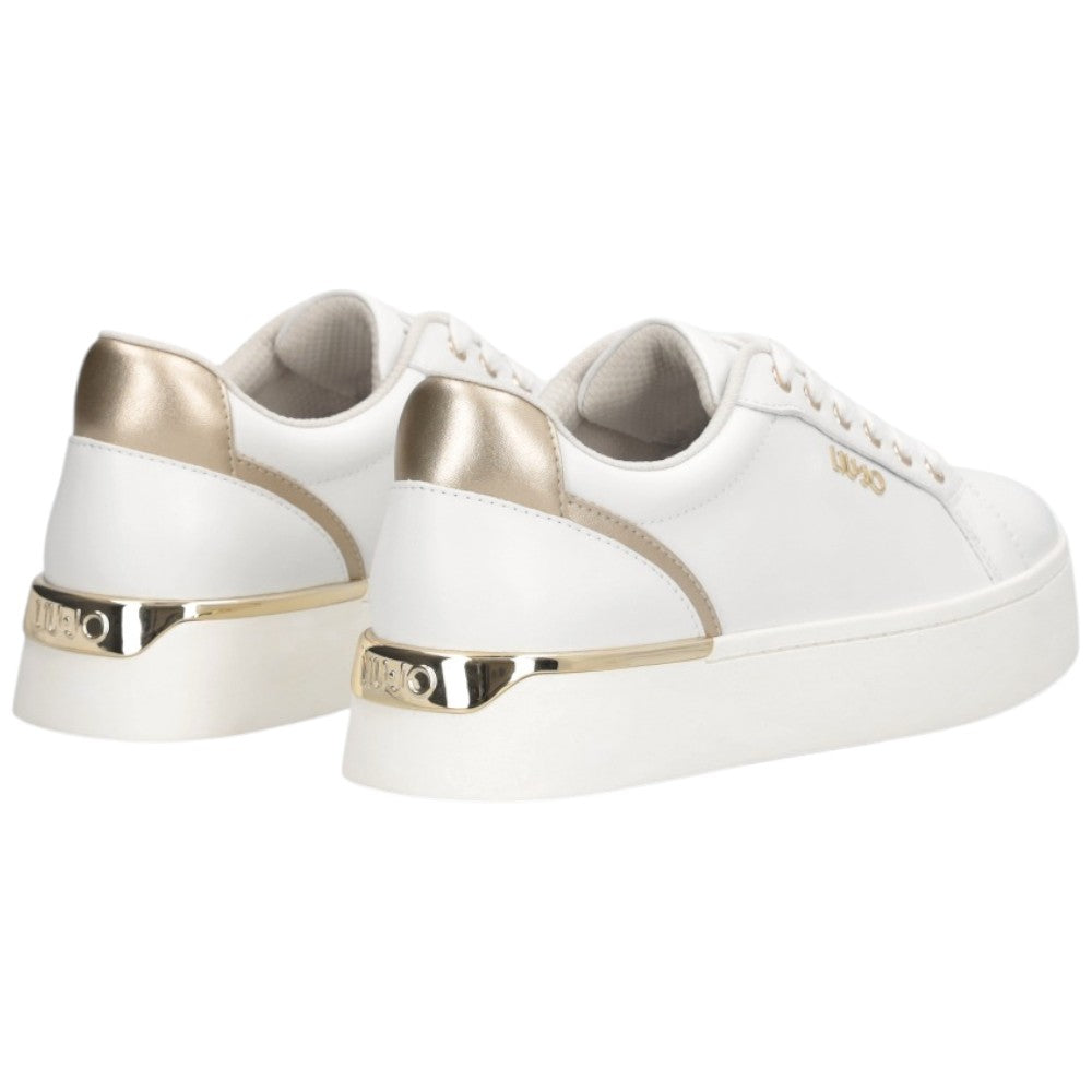 Liu Jo scarpe bianche oro sneakers platform PRETTY Sneakers Liu Jo