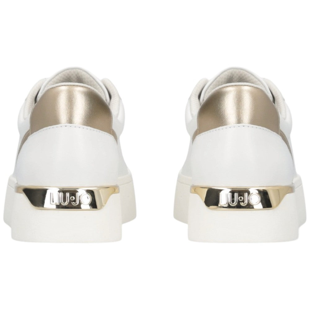 Liu Jo scarpe bianche oro sneakers platform PRETTY Sneakers Liu Jo