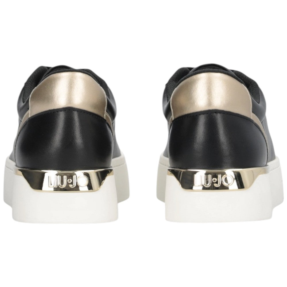 Liu Jo scarpe nere oro sneakers platform PRETTY Sneakers Liu Jo
