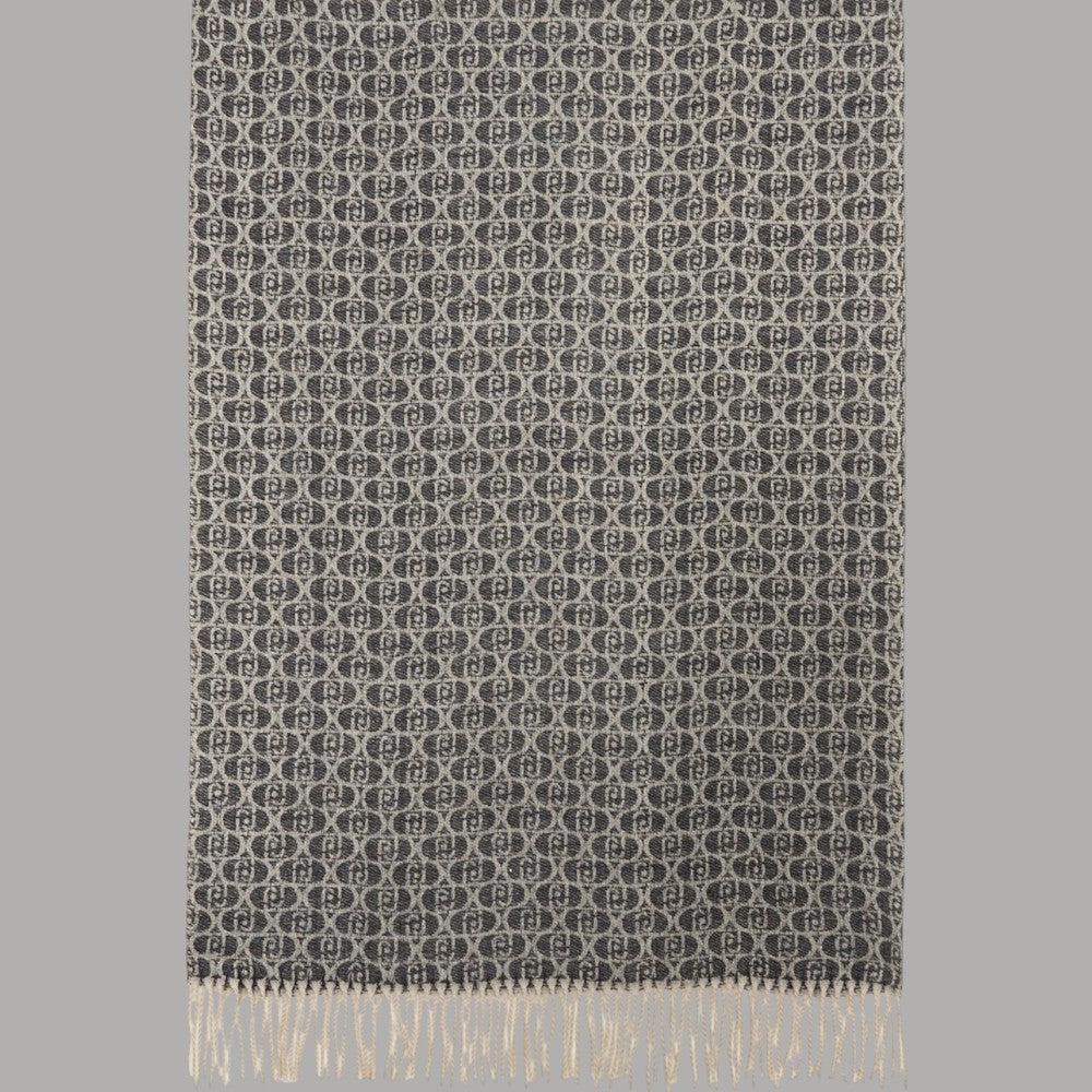 Liu Jo sciarpa nera con logo monognam 2F5018T0300 - Prodotti di Classe