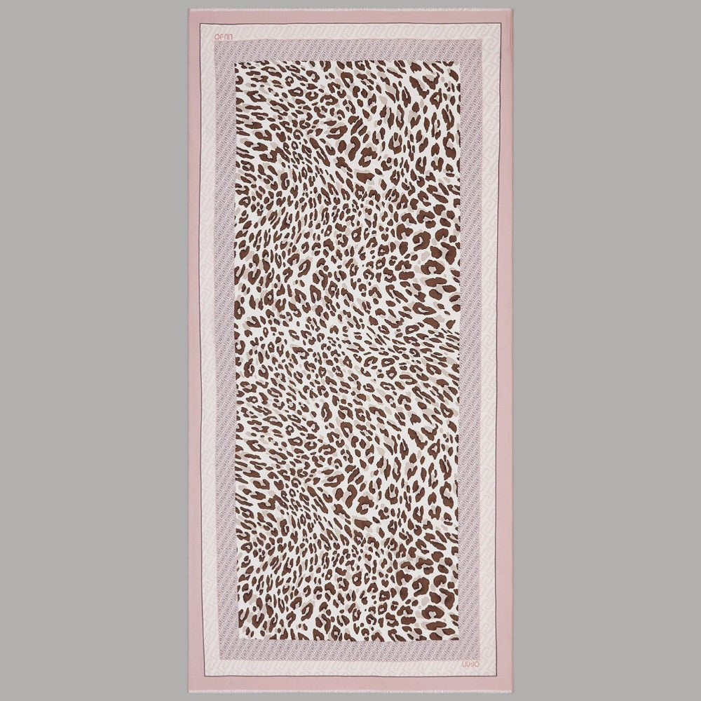 Liu Jo stola animalier modal 90x180 cm con logo elegante - Prodotti di Classe