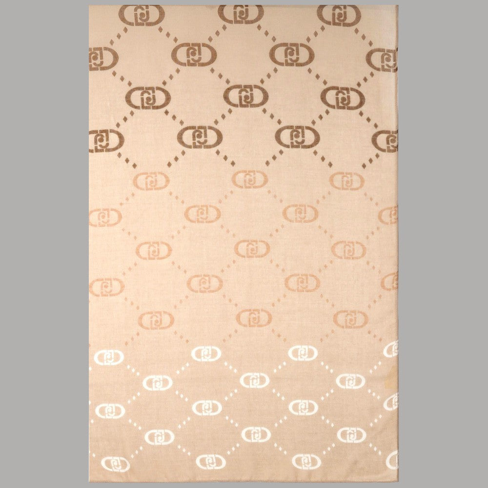 Liu Jo stola con logo 70x180 cammello degrade 2F5080T0300 - Prodotti di Classe