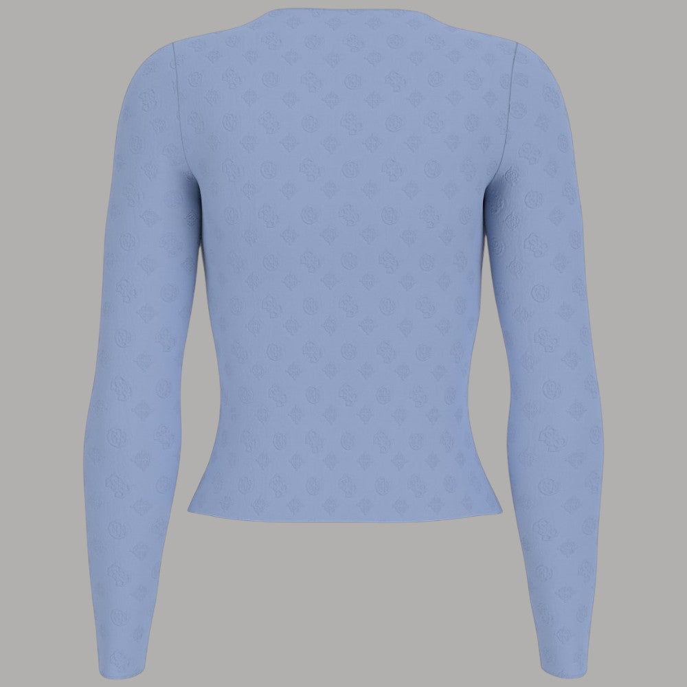 Maglia Guess Jacquard Ellona Slim Scollo Quadrato - Prodotti di Classe