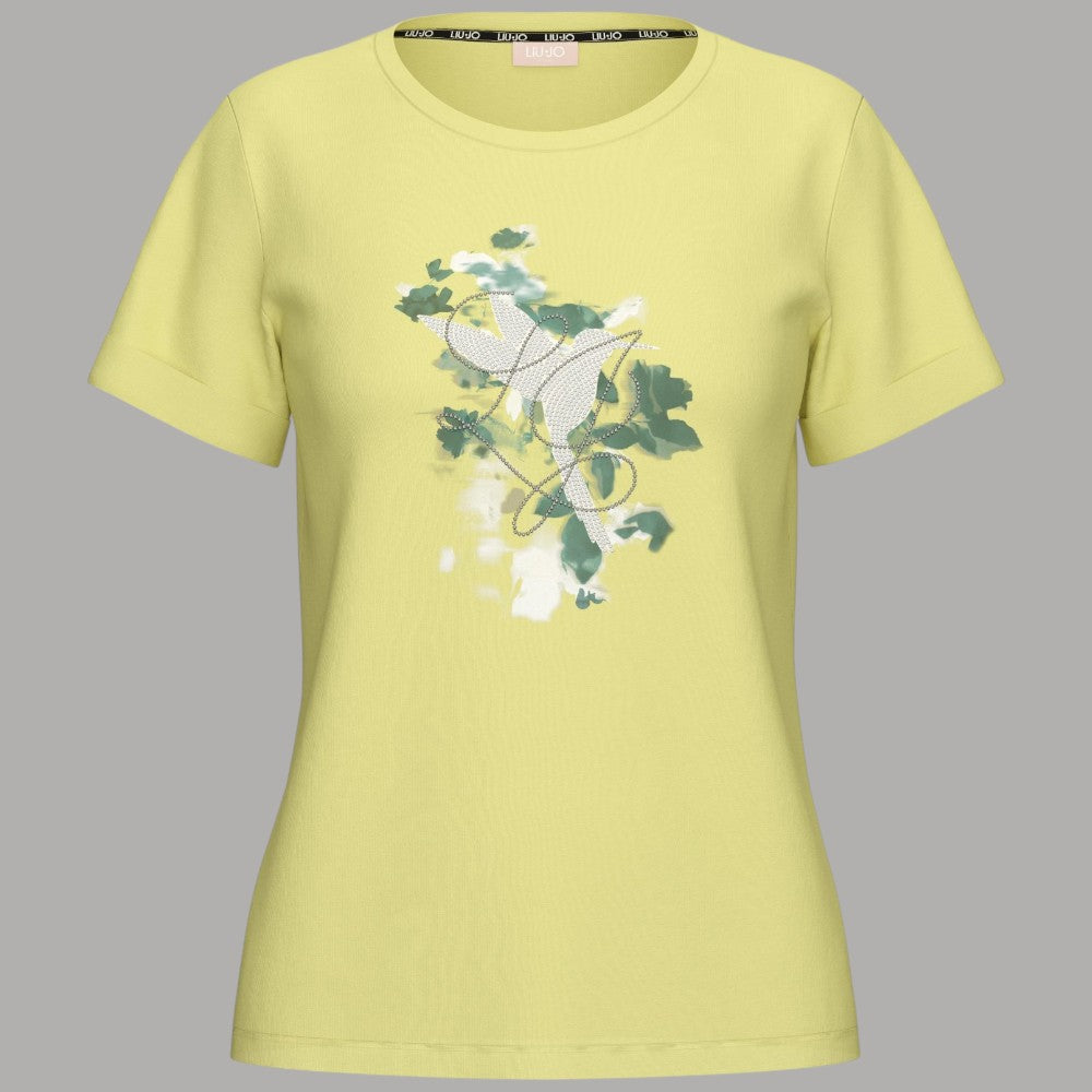 Liu Jo t-shirt con strass applicati TA6163JS003 - Prodotti di Classe