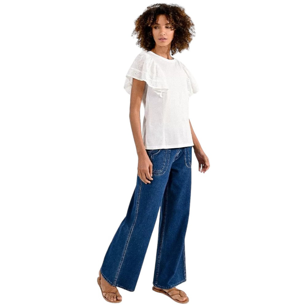 Molly Bracken maglietta pizzo bianca EF1541CE T-shirt Molly Bracken