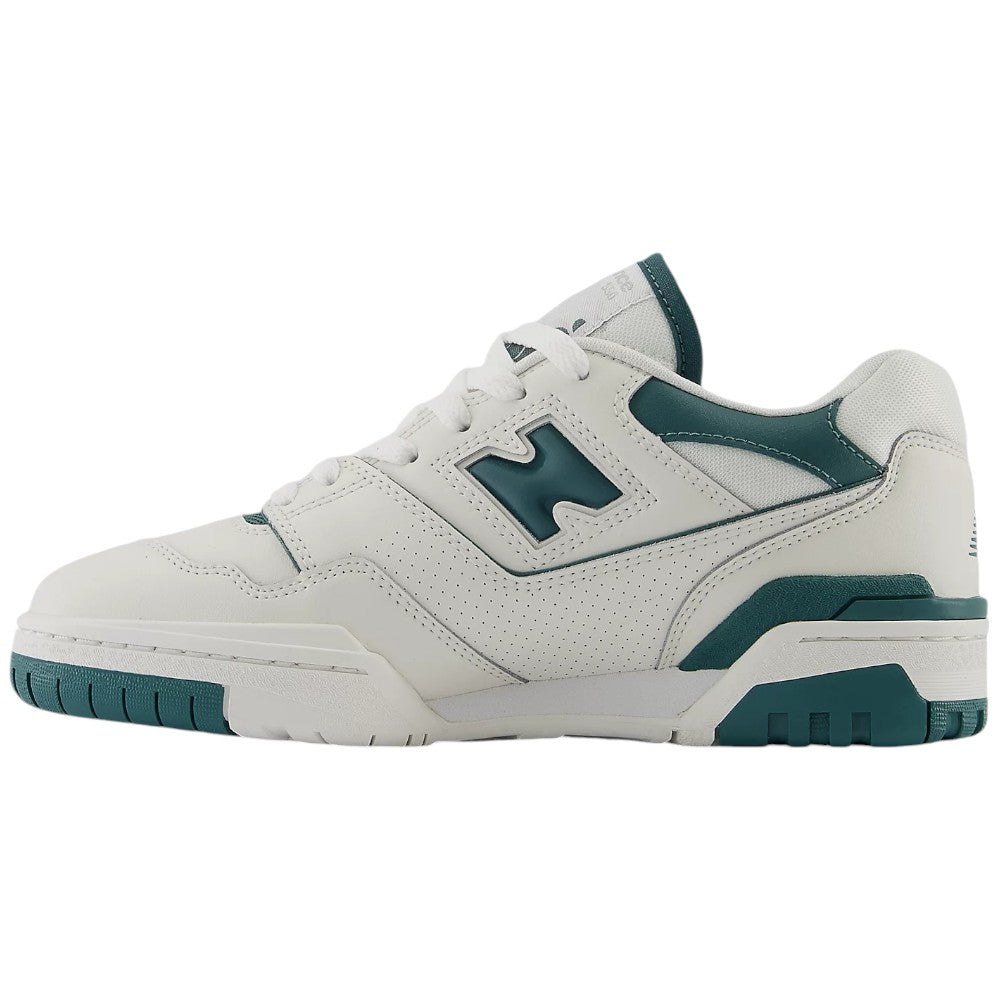 New Balance 550 donna scarpe bianche verdi BBW550BI Sneakers New Balance